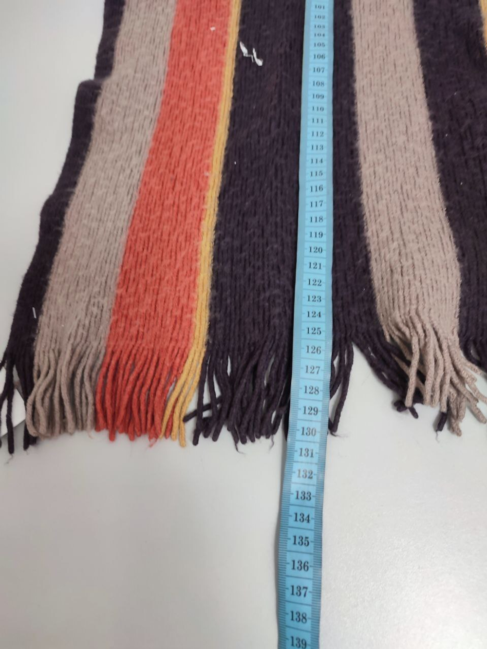 Шарф в полоску шерстяной