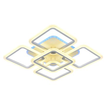 Потолочный светодиодный светильник 8075/4+1 WHT 140W+10W RGB белый Profit Light