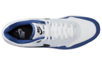 Nike Air Max 1 "Deep Royal Blue" shock absorption non-slip low-top sports casual shoes men's white and Blue