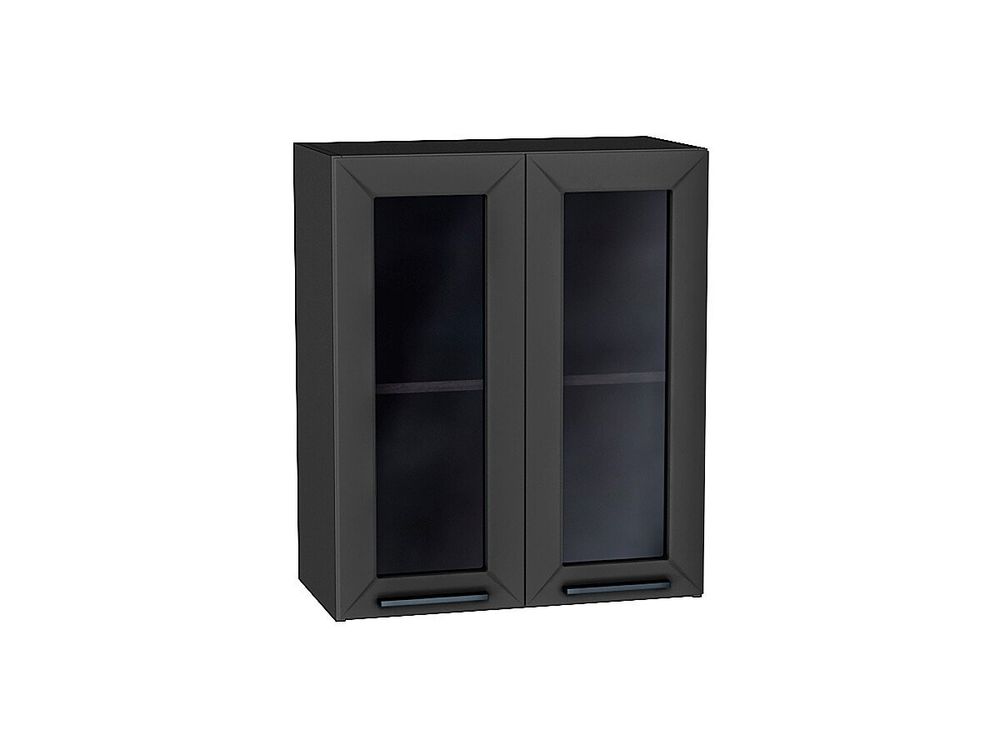 Шкаф верхний с 2-мя остекленными дверцами Глетчер