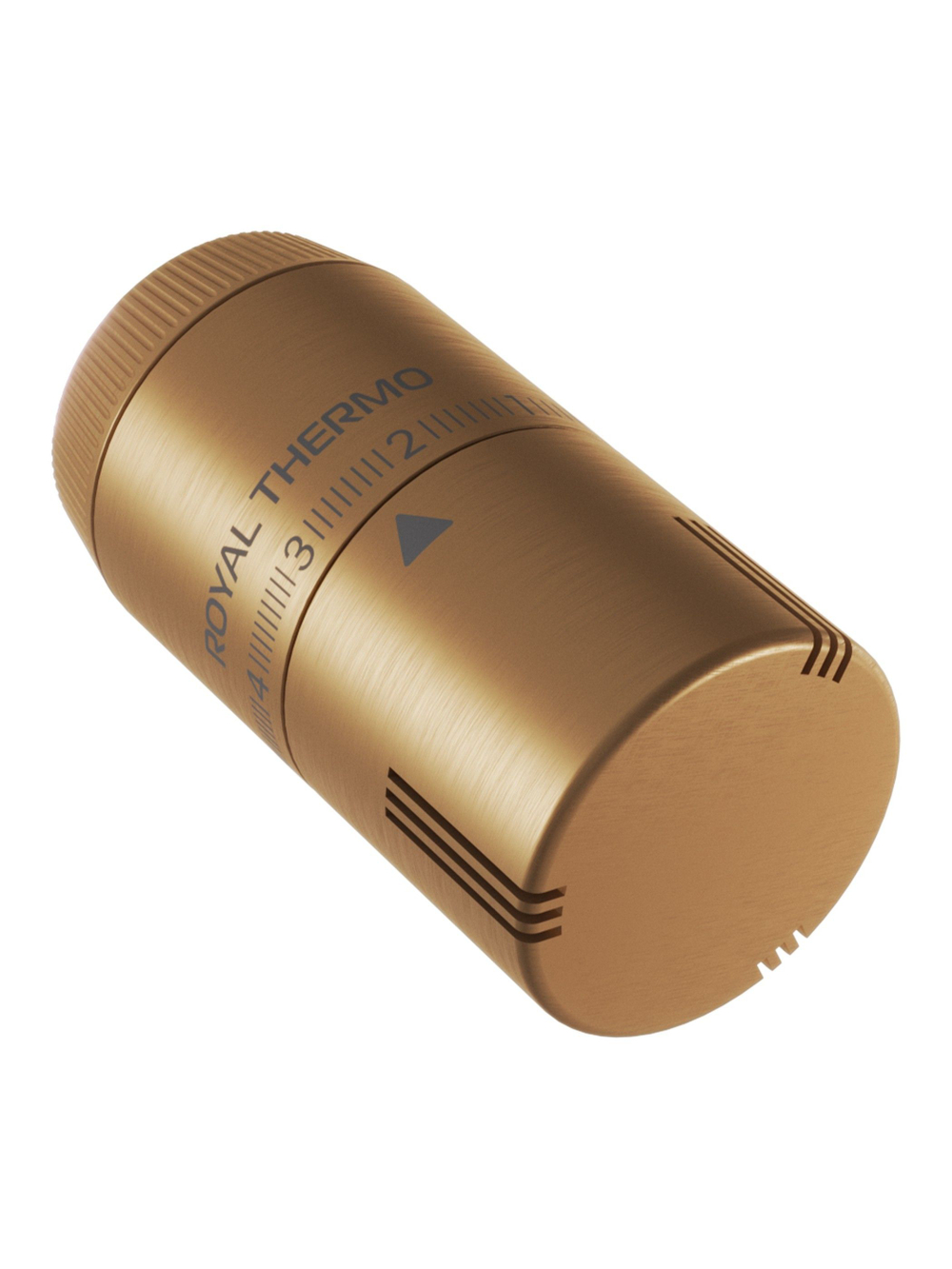Термоголовка жидкостная Royal THERMO Design М30х1,5 золото матовый (RATHDN13015GM)