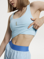 ОДЕЖДА ДЛЯ ТЕННИСА Женская, Майка SEVENSIX NATA SLEEVELESS T-SHIRT-LIGHT BLUE .