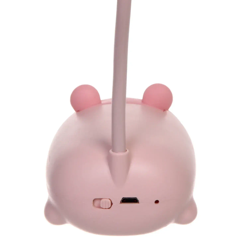 Светильник настольный «Marmalade-Мишка» LED 28,5*9,2*6,8см USB 5v 3w, Розовый