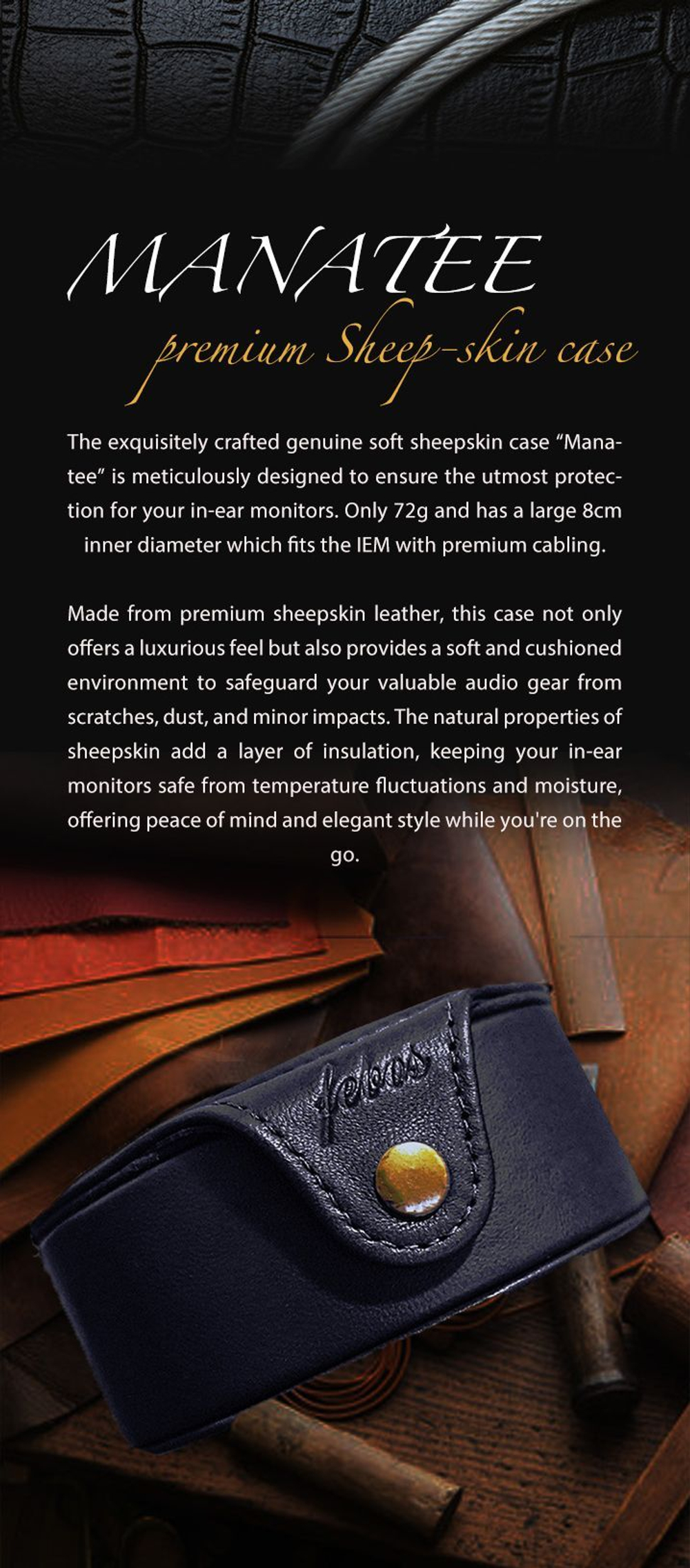 Наушники проводные Hisenior Cano Cristalles, без микрофона, внутриканальные, 4.4 мм, 3.5 мм, 2.5 мм