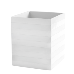 Ведро для мусора Kassatex Cabana White