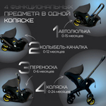 Коляска-автолюлька Bubago Mirco черный