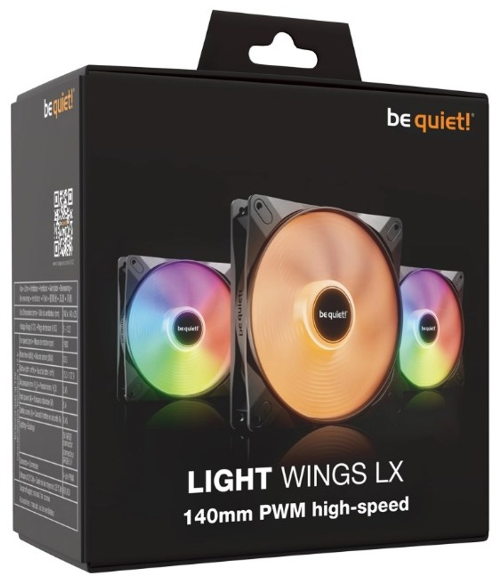Вентилятор be quiet Light Wings LX PWM high-speed черный