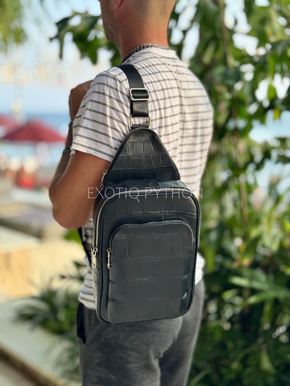 Мужская сумка из крокодила BG-509