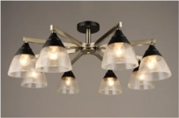 3645/8 BK+AB (1) Люстра (RL)