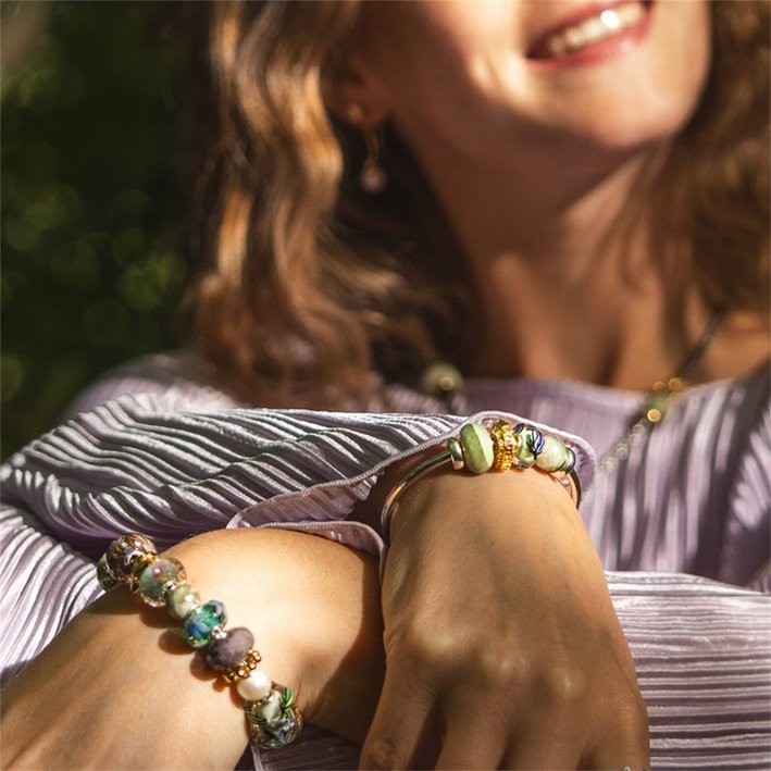 Бусина "Лазурный трепет"