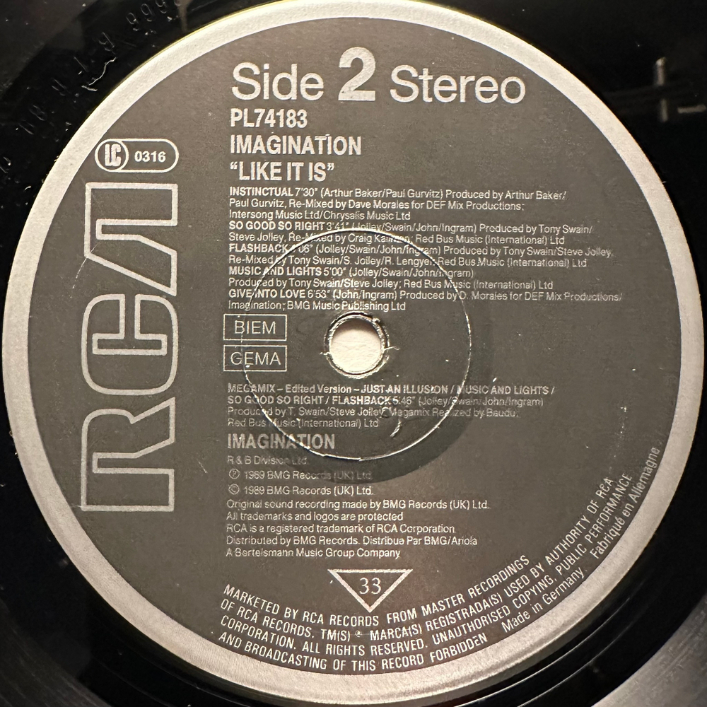 Imagination - Like It Is – Revised & Remixed Classics (Германия 1989г.)