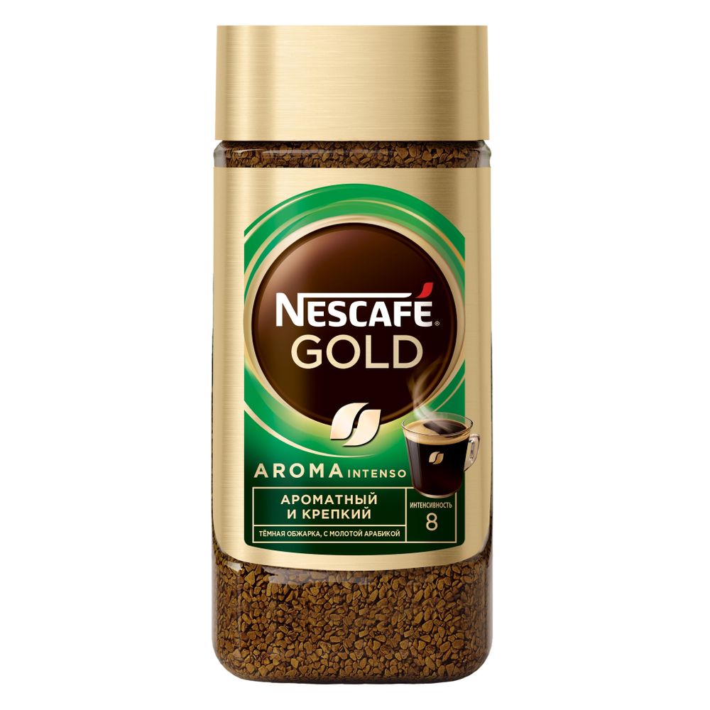 Кофе растворимый Nescafe Gold Aroma Intenso 170 г