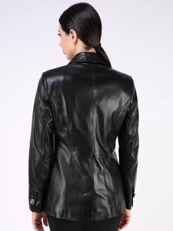 Кожаная куртка демисезонная Турция пиджак