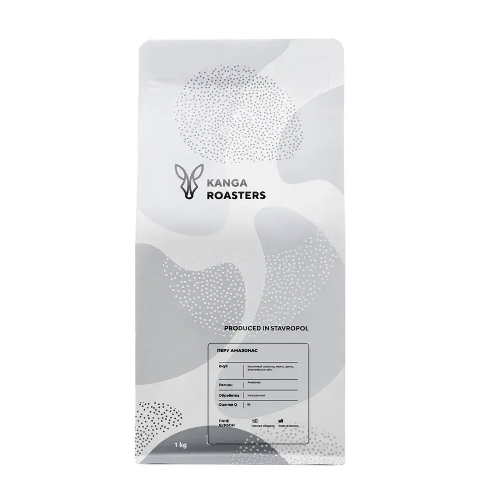 KANGA ROSTEARS-Перу арабика, кофе в зернах, 1000 г