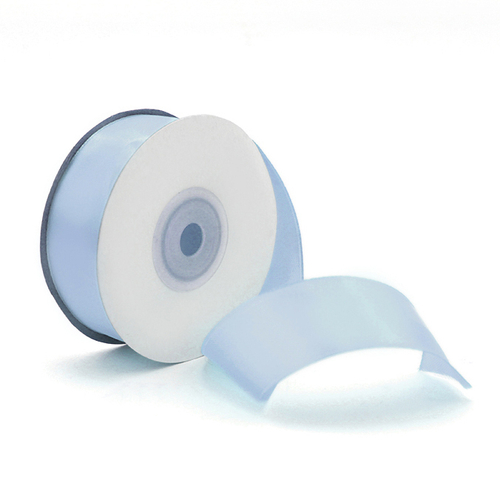 Лента Атлас Жемчужно-голубой / 12 мм * 22,85 м