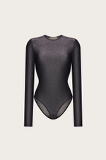 БОДИ ИЗ ВИСКОЗЫ С МЕТАЛЛИЗИРОВАННОЙ НИТЬЮ