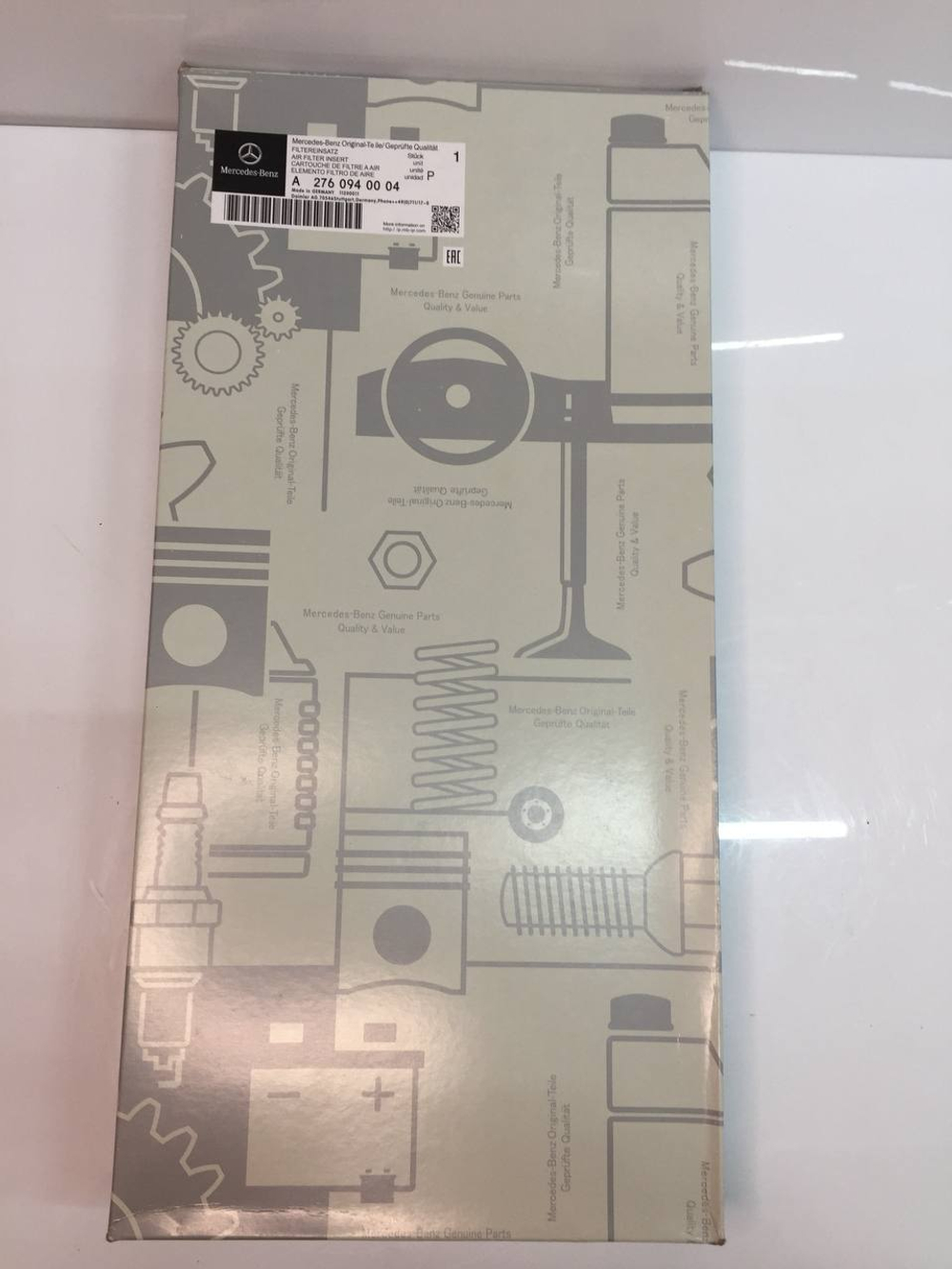 Фильтр воздушный ОРИГИНАЛ A2760940004 Mercedes-Benz