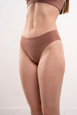 Набор из 3 трусов в хлопковом мешочке | оливковый, песочный, молочный