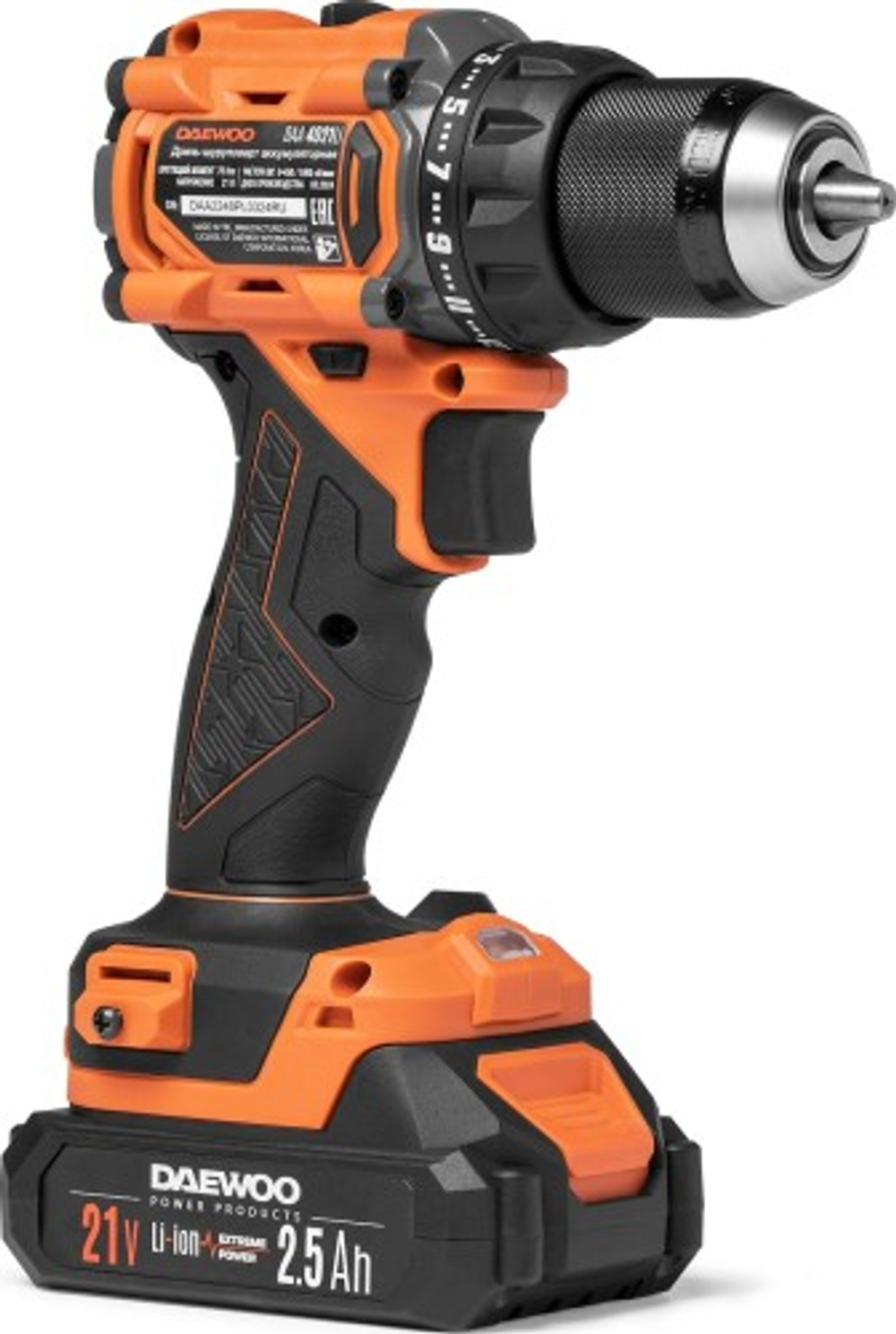 Дрель-шуруповерт аккумуляторная DAEWOO DAA 4021Li SET