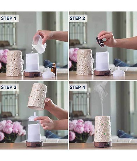 Ультразвуковой аромадиффузор Цветок, Candle Warmers