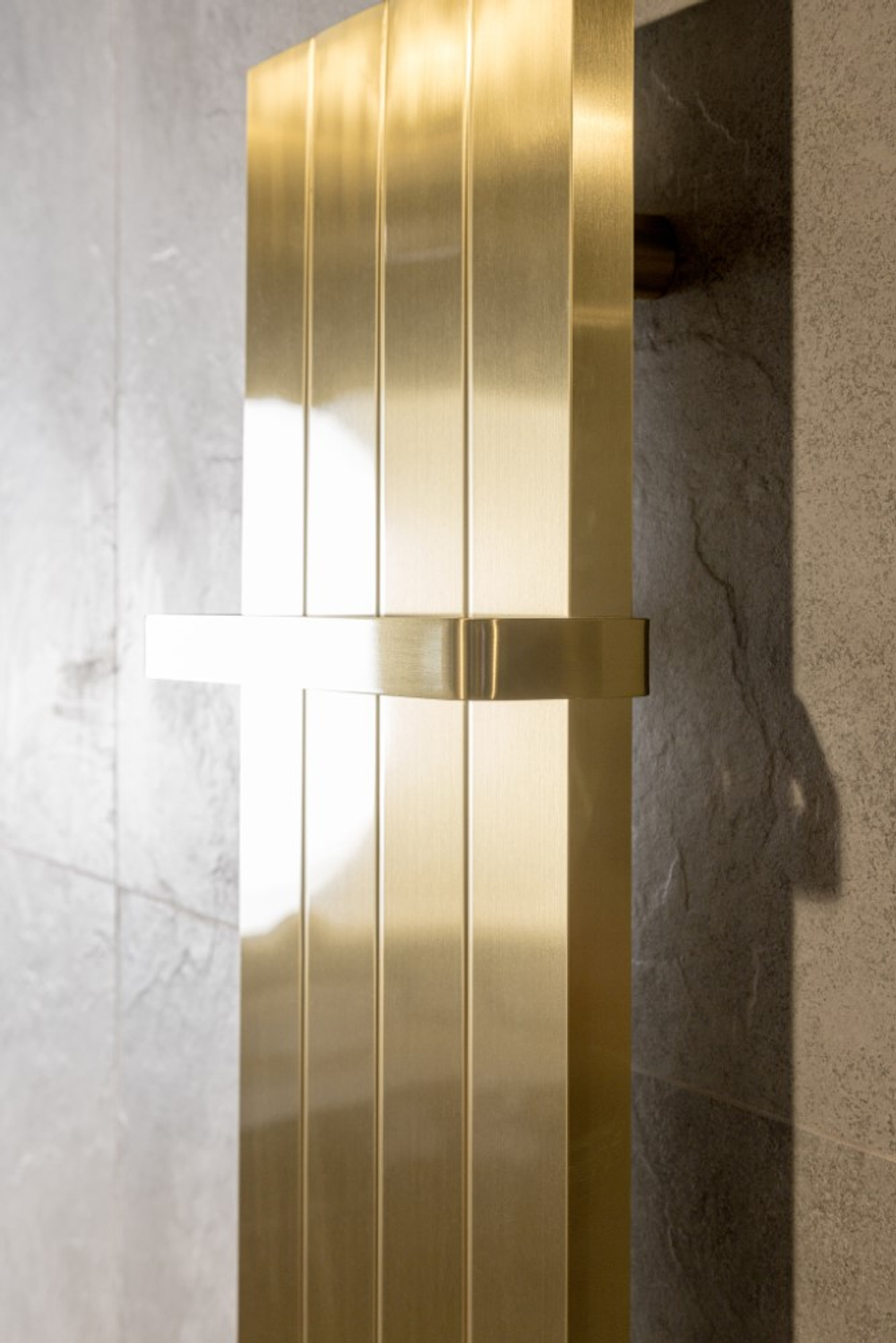 Полотенцесушитель электрический FLAT MATT GOLD