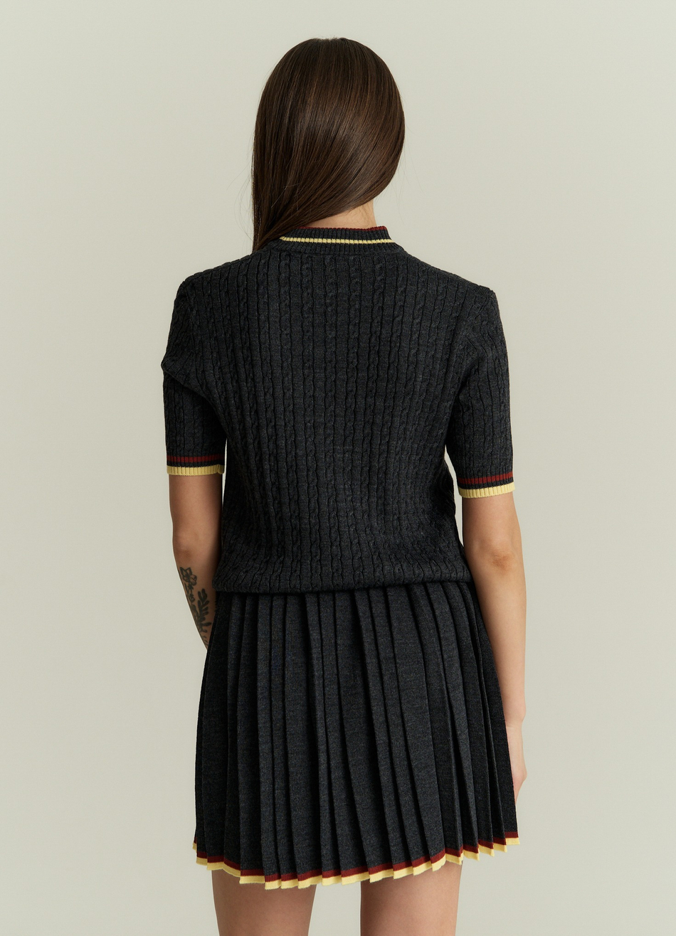 Джемпер с коротким рукавом GIA