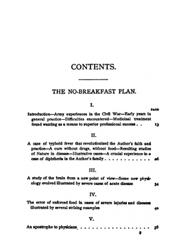The No-Breakfast Plan and the Fasting-Cure | Dewey Edward Hooker