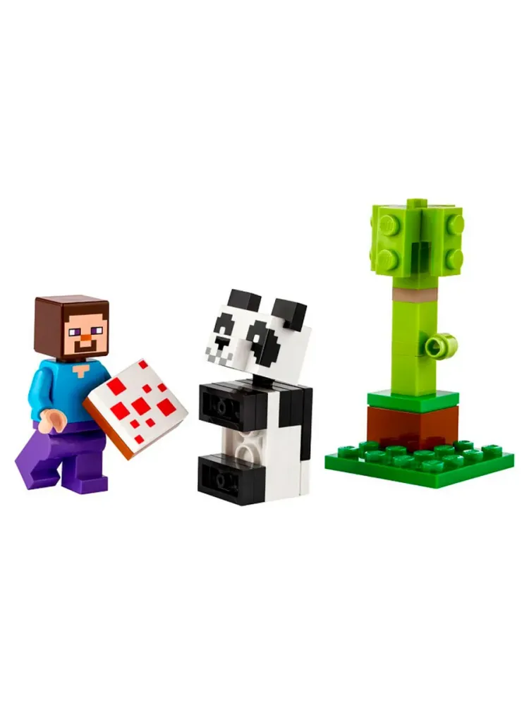 Конструктор Minecraft 30672 Стив и малышка Панда
