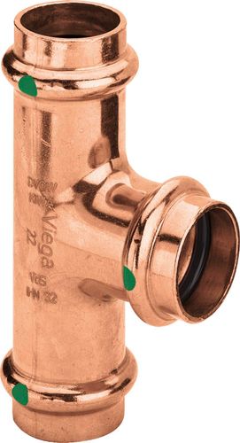 Тройник пресс Viega Profipress 22х18х22 с SC-Contur (серия 2418)