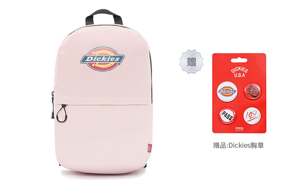 Dickies Polyester Backpack Unisex Pink