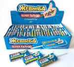 Жевательная конфета "Жевамба SUPER TATTOO" тутти-фрутти 10гр*50шт*12 блоков.