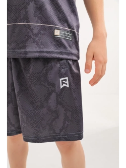 Детский спортивный костюм шорты и футболка для тренировок