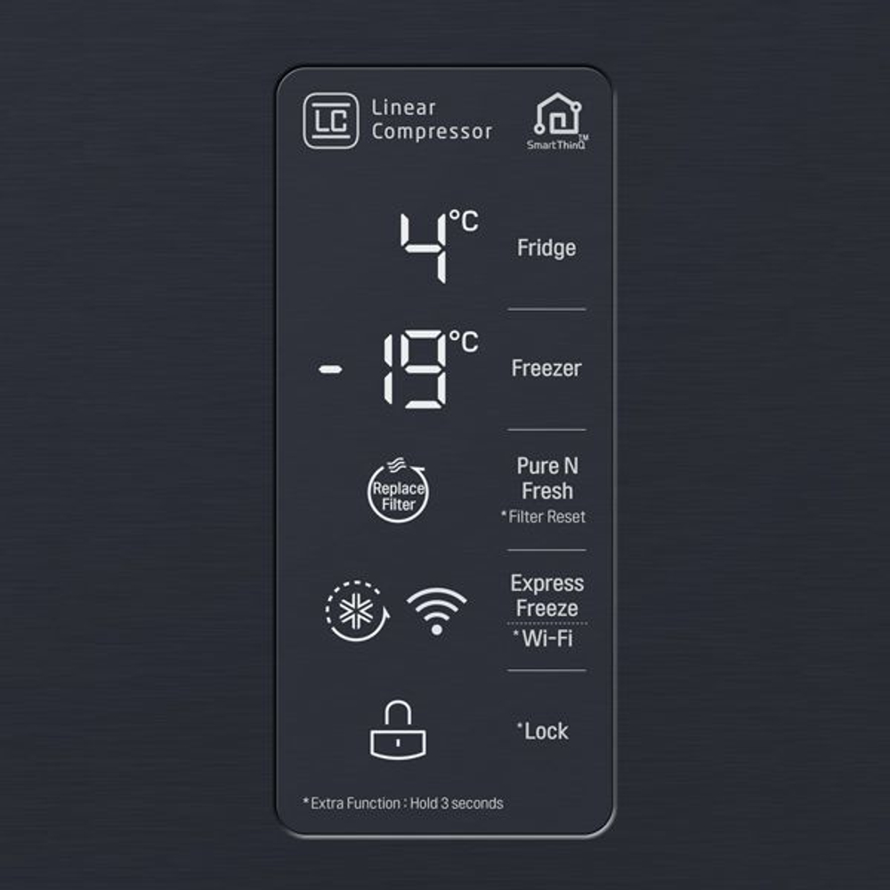 Холодильник LG DoorCooling+ GC-Q22 FTBKL