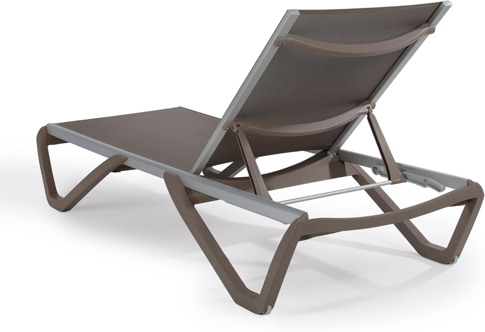 Шезлонг-лежак металлический Wave