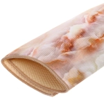 Коврик для сушки посуды 38*50см «Мрамор» оранжевый