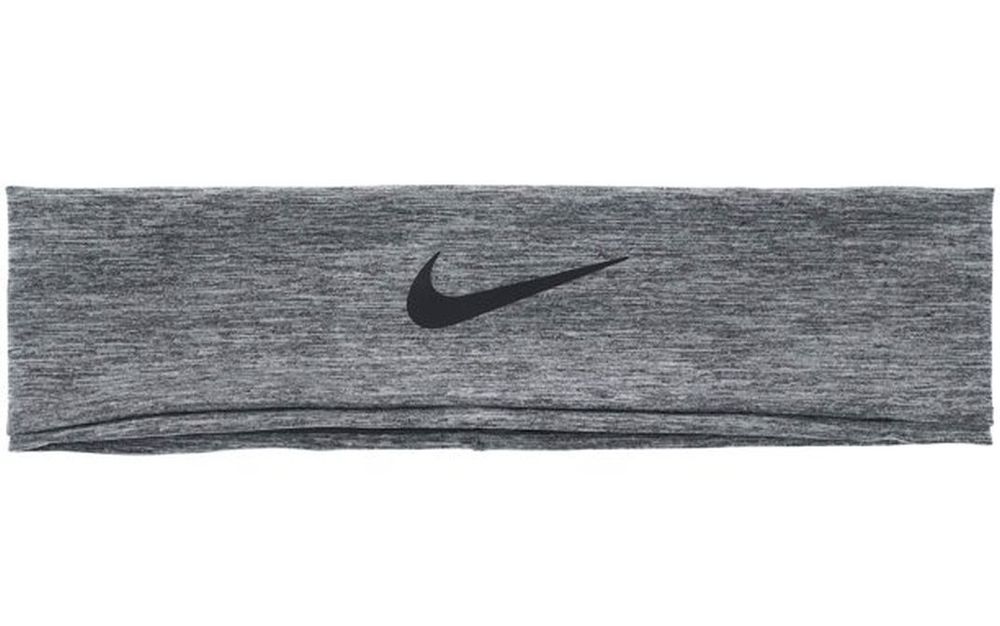 Резинка на голову Nike Dry Wide Headband - charcoal heater/black