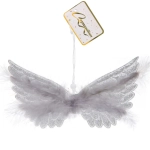 Подвеска «Волшебные крылья» 23 см, Серебро