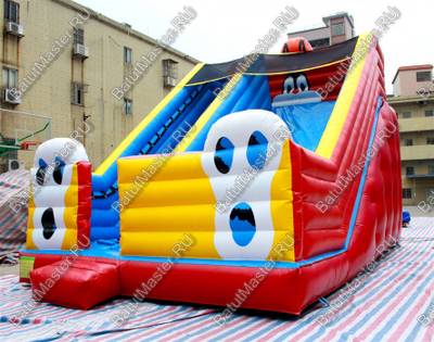 Детский надувной батут-горка "Зайка" 7*4*5 м