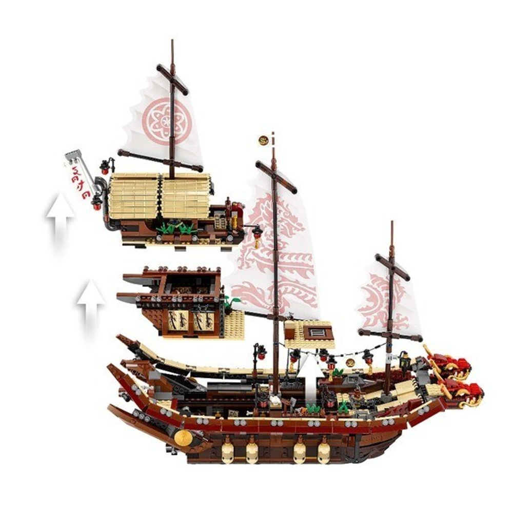 LEGO Ninjago Movie: Летающий корабль Мастера Ву 70618 — Destiny's Bounty — Лего Ниндзяго Фильм