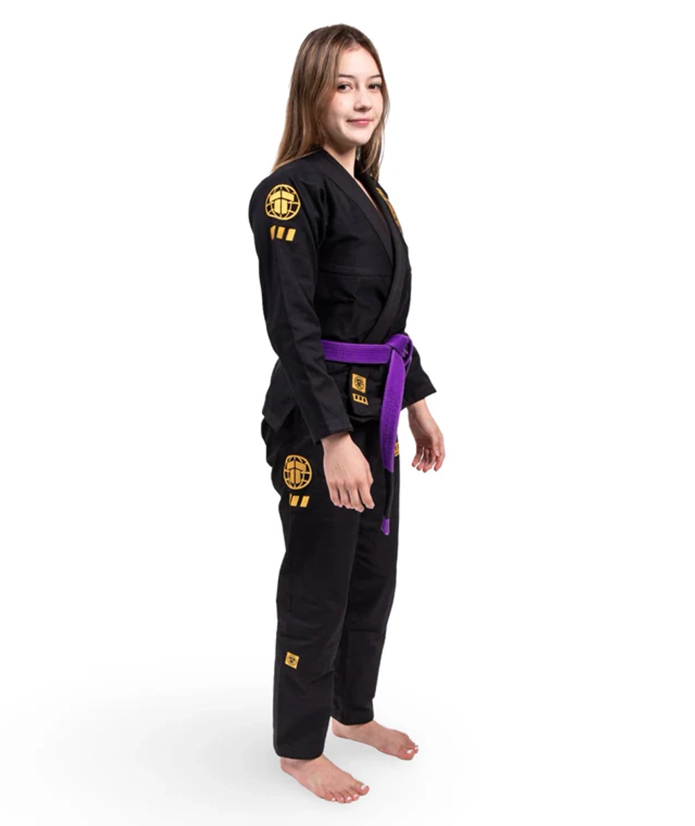 Кимоно женское Tatami BJJ LADIES PRO SERIES - BLACK & CHAMPION GOLD