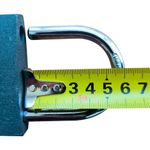 Замок навесной, ширина 60 мм, чугун, дужка d-8,4 мм, английский, 3 ключа, в блистере, 79-0006