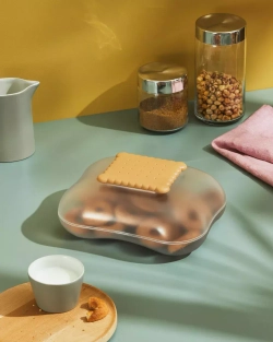 Alessi - Прозрачный контейнер для печенья Mary Biscuit / артикул   ASG07 I  / GTIN 8003299957965