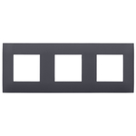 SKANDY Рамка 3-местная SK-F03G графит IEK