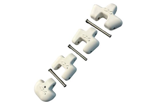 Комплект сегментов для грузовой системы C4 Carbon D&amp;D и DYNO 1,4 кг белый