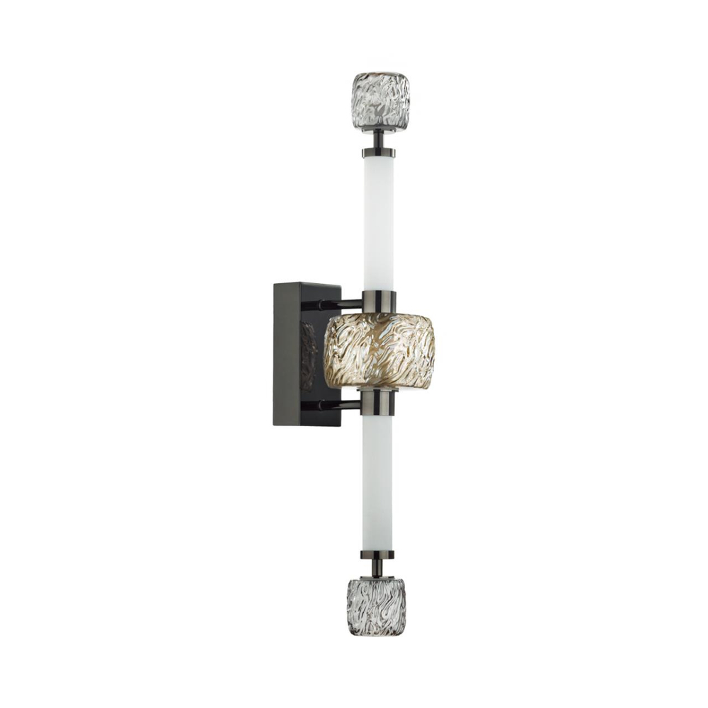 5427/28WL L-VISION ODL_EX24 000 черный хром/белый/дымчатый/коньячный/металл/стекло/акрил Бра LED 28W 3000K KLIFF