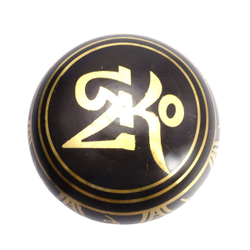 Поющая чаша с золотыми символами дерево жизни