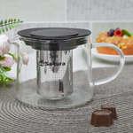 Чайник заварочный 0,6л стеклянный SA-TP02-600