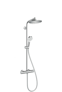 Душевая система Hansgrohe Crometta S 240 1jet Showerpipe 27267000 с термостатом