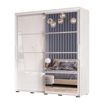 Шкаф-купе Крафт-6 Ясень белый