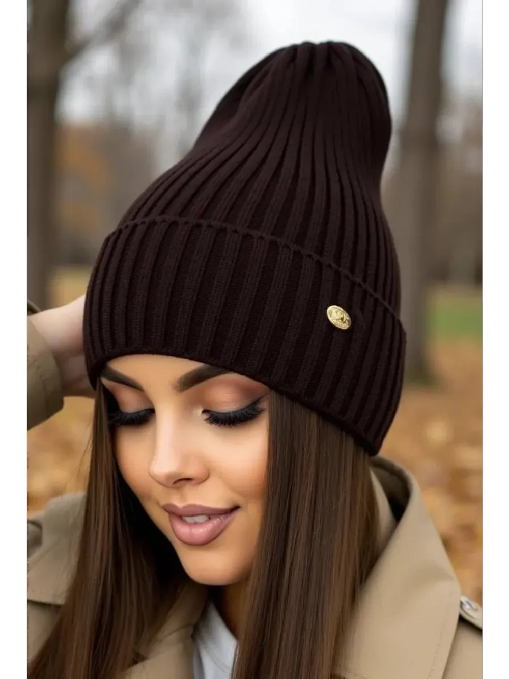 Шапка осенняя бини стильная модная